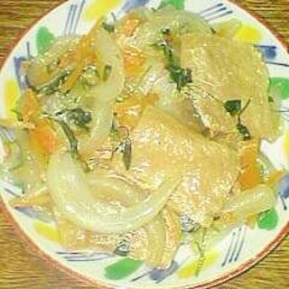 大豆ミートと野菜の生姜炒めです♪